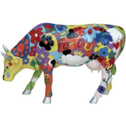 Animaux de la ferme Cow Parade -Isles of Man 2003, Artiste Kay Ormond - Groovy Moo-46170