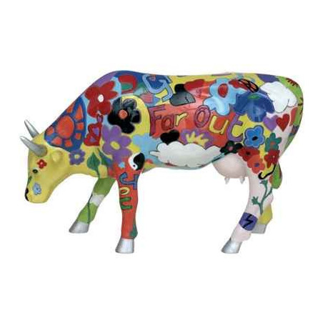 Animaux de la ferme Cow Parade -Isles of Man 2003, Artiste Kay Ormond - Groovy Moo-46170