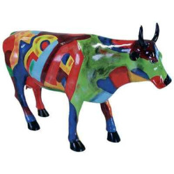 Animaux de la ferme Cow Parade -Kansas City 2001, Artiste Cynthia S. Hudson - Art of America-26222