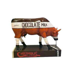 Animaux de la ferme Cow Parade -Kansas City 2001, Artiste Judy K. Tuckness - Chocoholic-46139