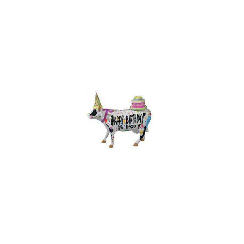 Animaux de la ferme Cow Parade -West Hartford 2003, Artiste Juan Andreu, Mike Dowdall -Happy birthday to Moo-47331