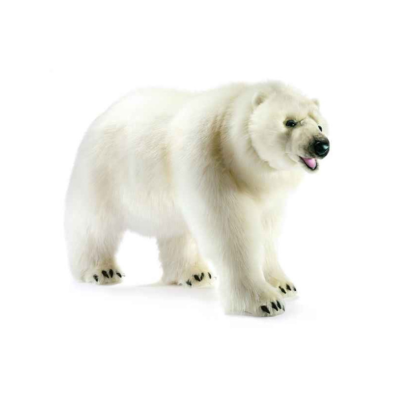 Anima   Peluche ours polaire à 4 pattes 105 cm   4446