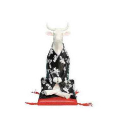Animaux de la ferme Cow Parade -Stockholm 2004, Artiste Jan Edlund -Meditating Cow-47720