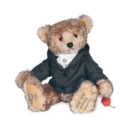 Animaux-Bois-Animaux-Bronzes propose Ours teddy bear chopin with music box 30 cm peluche hermann teddy original édition limitée 