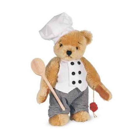 Animaux-Bois-Animaux-Bronzes propose Ours teddy bear chef 27 cm peluche hermann teddy original édition limitée -14628 5