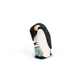 Animaux de la ferme Figurine pinguouin et son petit animaux schleich 14632