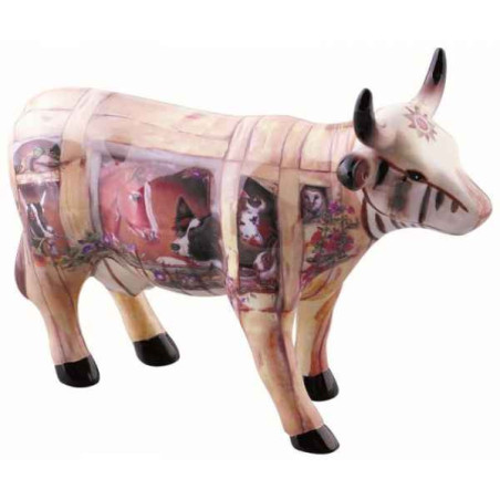 Animaux de la ferme Cow parade -west hartford 2007, artiste marybeth whalen - the barn cow-47383