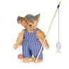 Animaux-Bois-Animaux-Bronzes propose Ours teddy bear huckleberry finn 26 cm peluche hermann teddy original édition limitée -1702