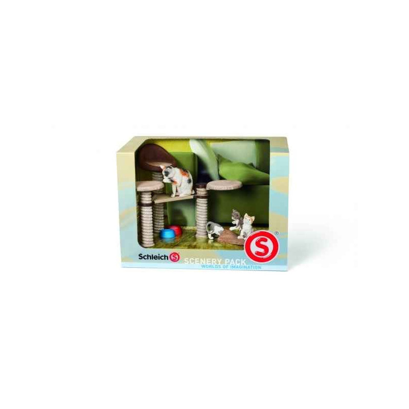 Animaux de la ferme Figurine kit décor chats animaux schleich 41801