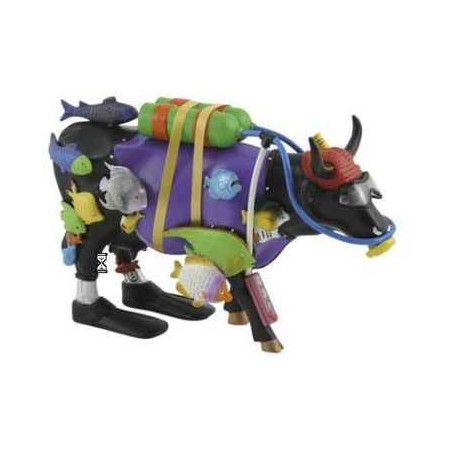 Animaux de la ferme Vache Jacques Moosteau CowParade résine taille M