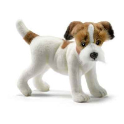 Animaux-Bois-Animaux-Bronzes propose Chien Jack russell 30cml peluche animalière -5901