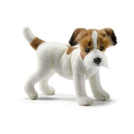 Animaux-Bois-Animaux-Bronzes propose Chien Jack russell 30cml peluche animalière -5901