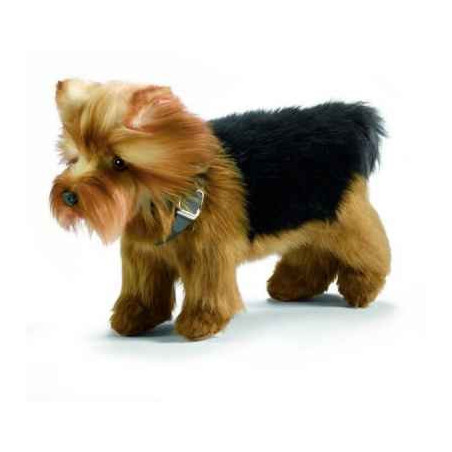 Animaux-Bois-Animaux-Bronzes propose Chien Yorkshire terrier 30cml peluche animalière -5900