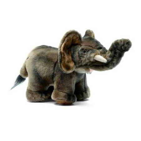 Animaux sauvage Eléphant 15cmh peluche animalière -2967