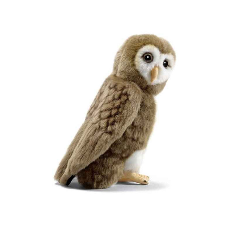 Décoration OiseauxChouette effraie (tête articulée) peluche animalière -3434 Anima
