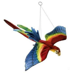 Décoration OiseauxAra en vol 50cml peluche animalière -5571 Anima