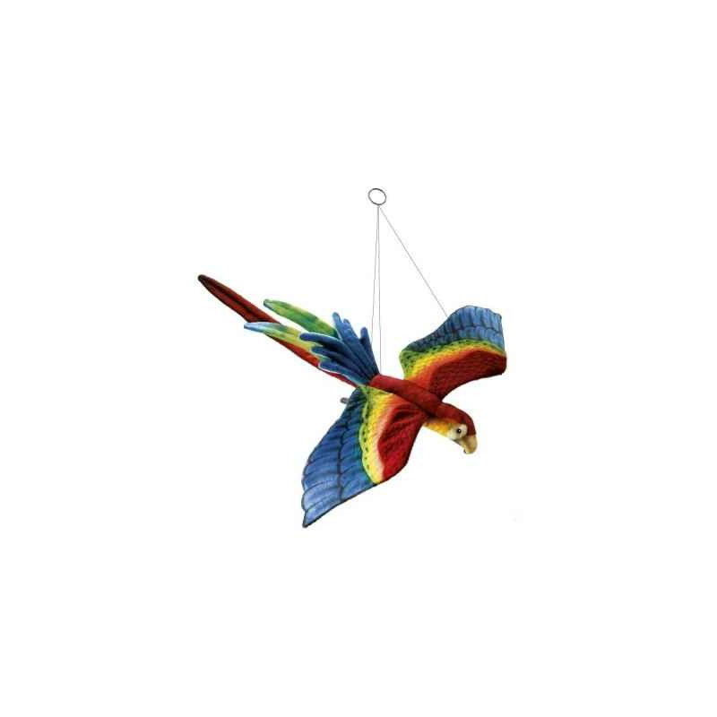 Décoration OiseauxAra en vol 50cml peluche animalière -5571 Anima