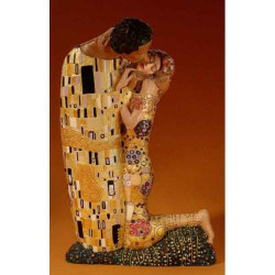 Décoration Statue résine Figurine art mouseion klimt der kuss kl21 3dMouseion