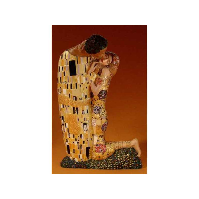 Décoration Statue résine Figurine art mouseion klimt der kuss groot  kl21g 3dMouseion