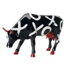 Animaux de la ferme Cow Parade -New York 2000, Artiste Susan Rooney - Hugs & Smooches-20107