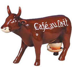 Animaux de la ferme Cow Parade -Prague 2004, Artiste Jiri Sliva -Cafe au lait-47345