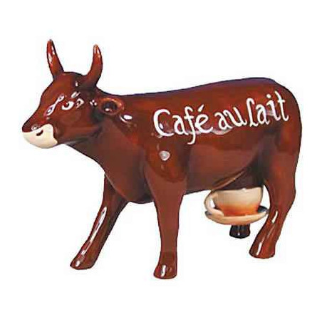 Cow Parade -Prague 2004, Artiste Jiri Sliva -Cafe au lait-47345
