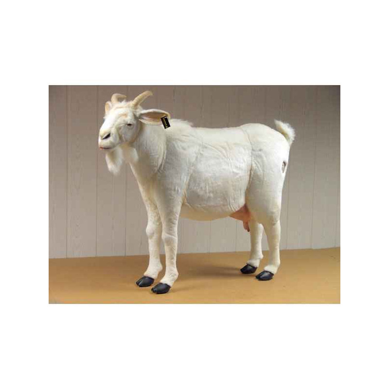 Anima   Peluche chèvre blanche 103 cm   4785