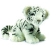 Félin Bébé tigre blanc assis 18 cm peluche animalière -3420