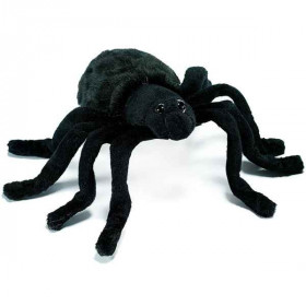Anima   Peluche araignée noire 15 cm   4729