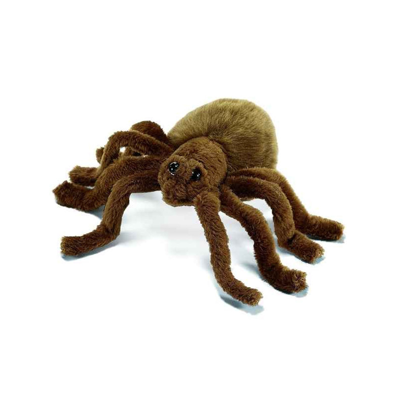 Anima   Peluche araignée brune 15 cm   4726