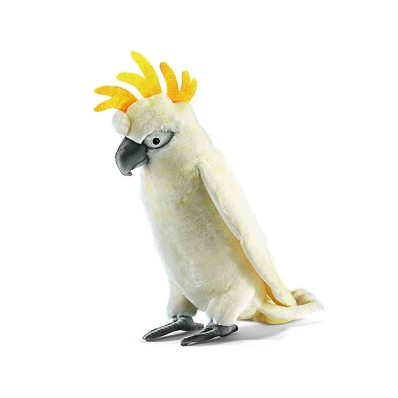 Décoration OiseauxCacatoès blanc 35 cm peluche animalière -2654 Anima