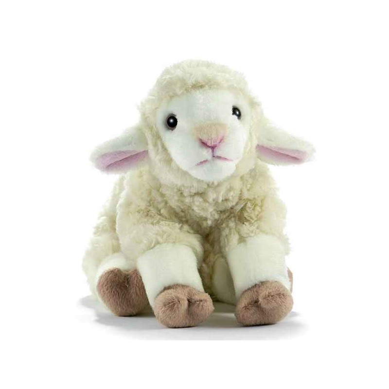 Animaux de la ferme Agneau blanc 25 cm peluche animalière -1702