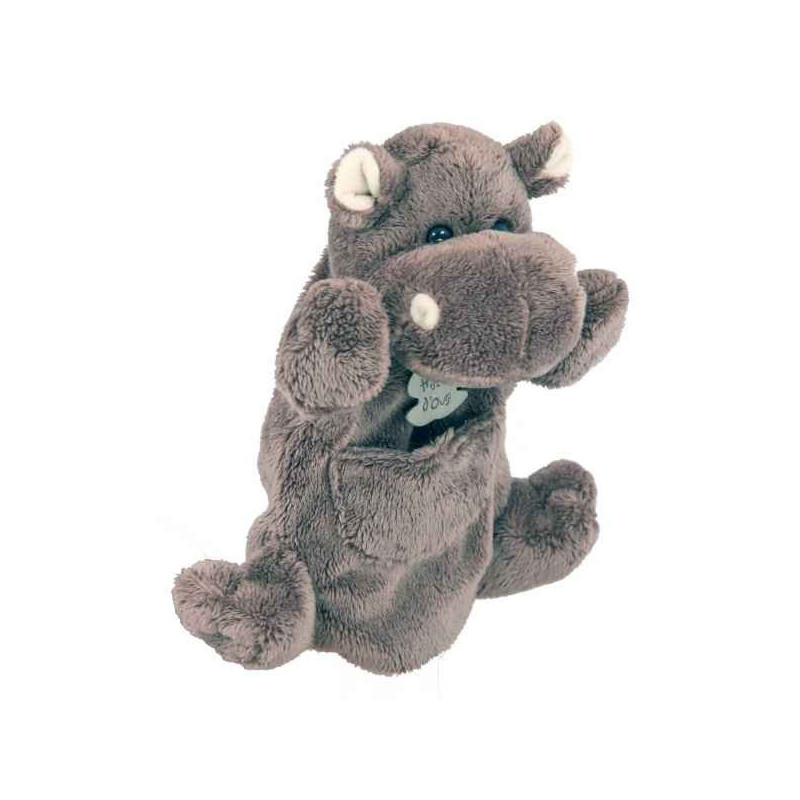 Marionnette peluche Hippopotame 1259