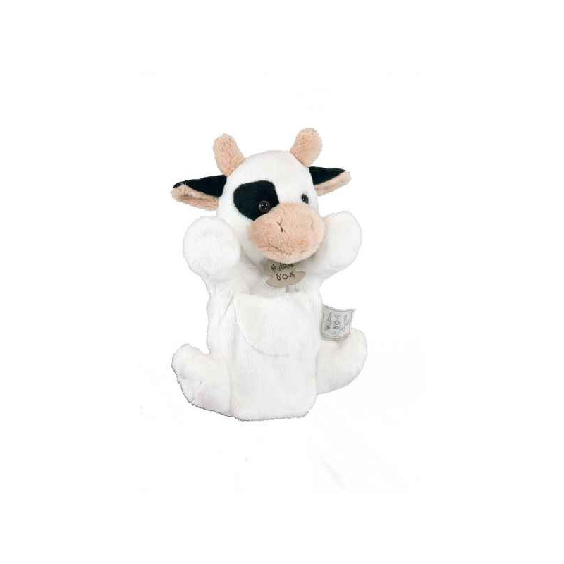Décors Animaux peluche Marionnette peluche Vache blanche 1224