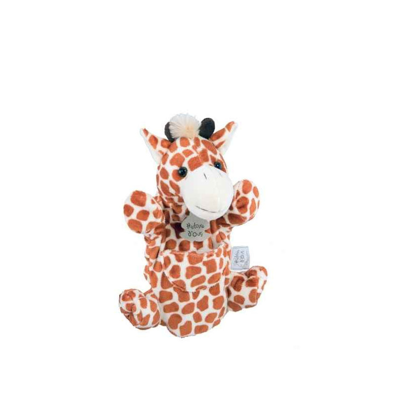 Marionnette peluche Girafe 1258