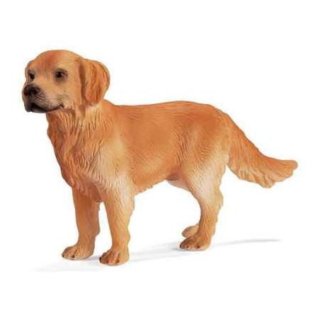 Animaux-Bois-Animaux-Bronzes propose schleich-16335-Golden Retriever échelle 1:12