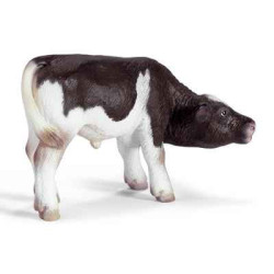 Animaux de la ferme schleich-13615-Veau Holstein tétant