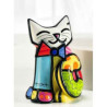Animaux-Bois-Animaux-Bronzes.com propose Chat fun cat édition limitée Britto Romero -339022