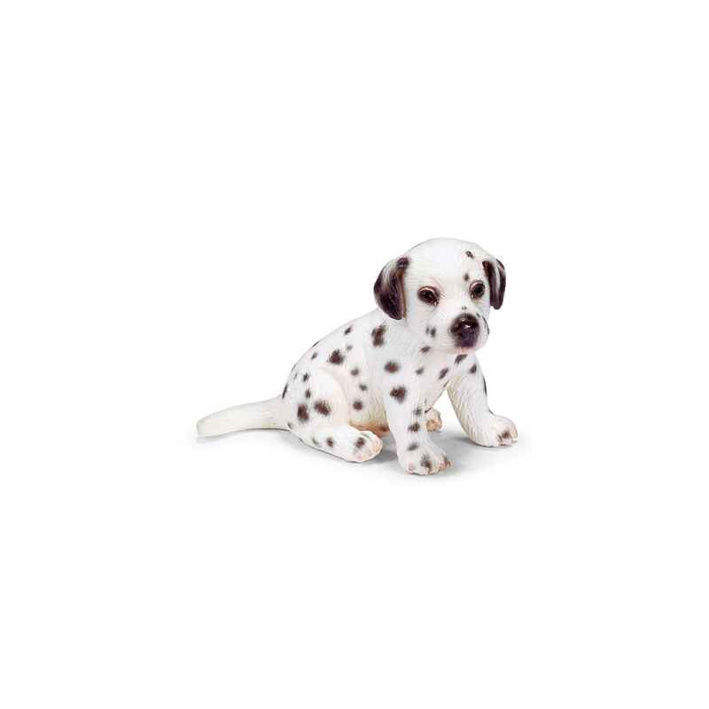 Animaux-Bois-Animaux-Bronzes propose schleich-16348-Chiot dalmatien assis échelle 1:12