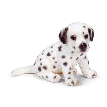 Animaux-Bois-Animaux-Bronzes propose schleich-16348-Chiot dalmatien assis échelle 1:12