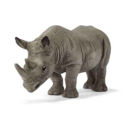 Animaux sauvage schleich-14193-Figurine Rhinocéros noir