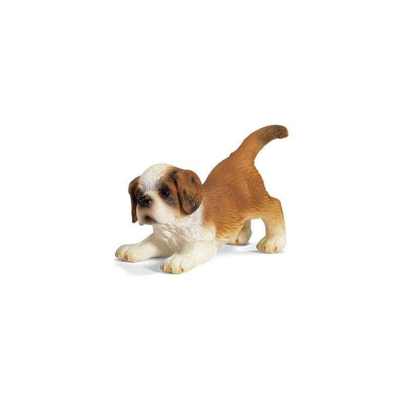 Animaux-Bois-Animaux-Bronzes propose schleich-16345-Chiot Saint-bernard échelle 1:12