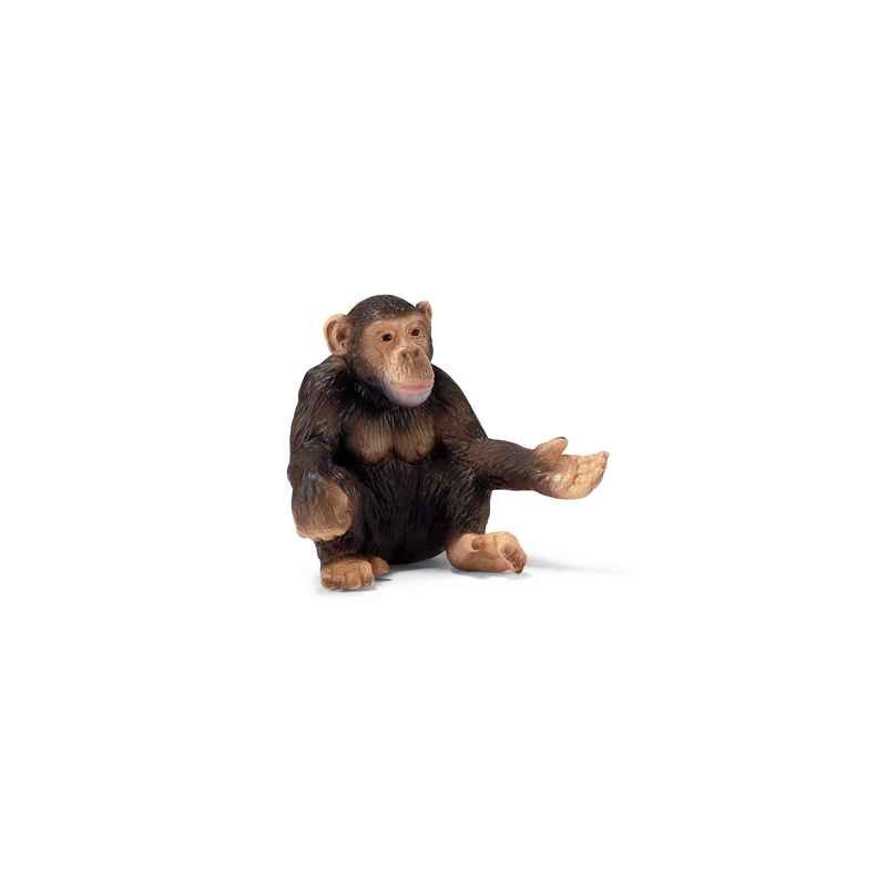 Animaux sauvage schleich-14191-Figurine Chimpanzé femelle