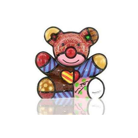 Animaux-Bois-Animaux-Bronzes propose Mini figurine ours coeur love bear Britto Romero -331389