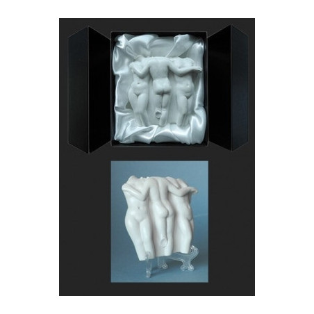 Miniateure art grec, les trois grâces 3dMouseion -PA27GRE