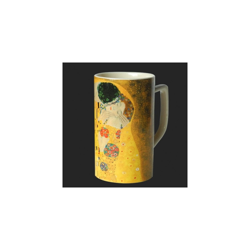 Décoration Statue résine Mugs d'après l'oeuvre de klimt, le baiser 3dMouseion -MUG04KL