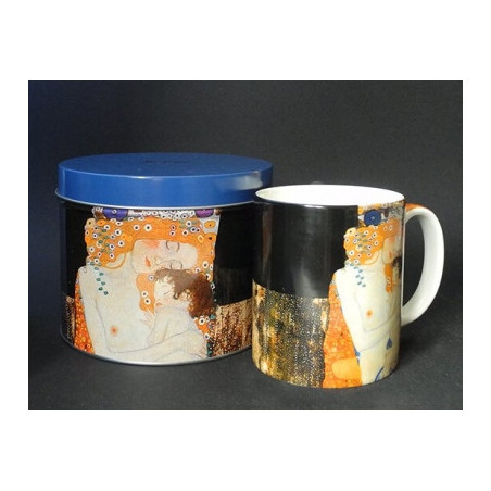 Décoration Statue résine Mugs d'après l'oeuvre de klimt, les trois phases de al vie de la femme 3dMouseion -JBART1