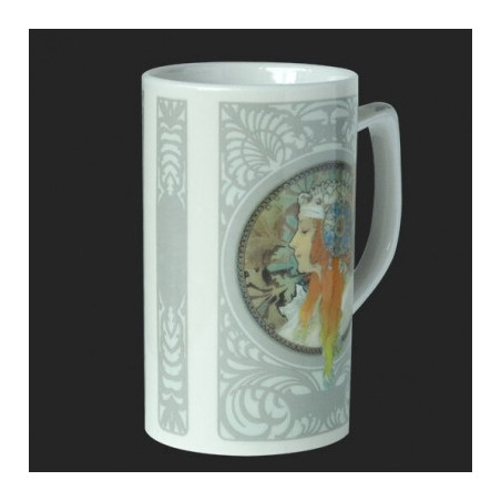 Mugs d'après l'oeuvre de mucha, la blonde 3dMouseion -MUG06MUC
