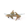 Animaux-Bois-Animaux-Bronzes propose Le requin en bois de Rauli 105 cm x 42 cm x 43 cm - LAST-MRE105-R