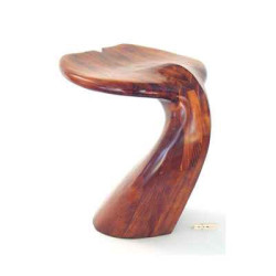 Animaux marins Tabouret de table - Queue de baleine en bois de Rauli - Hauteur 50 cm - LAST-MQU050-R